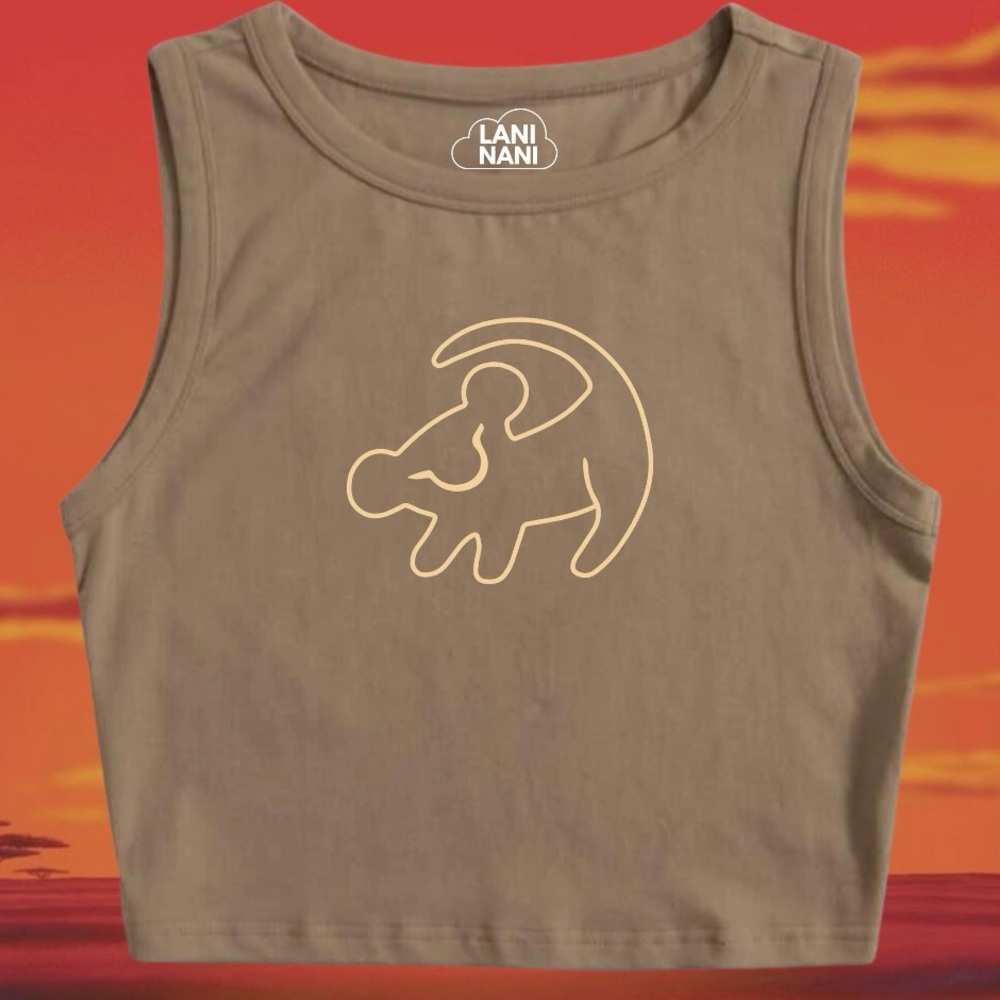 Lion King Crop Top